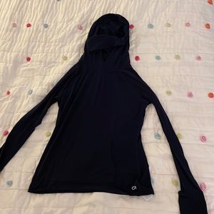 Gapfit breathe navy hoodie/turtle neck.